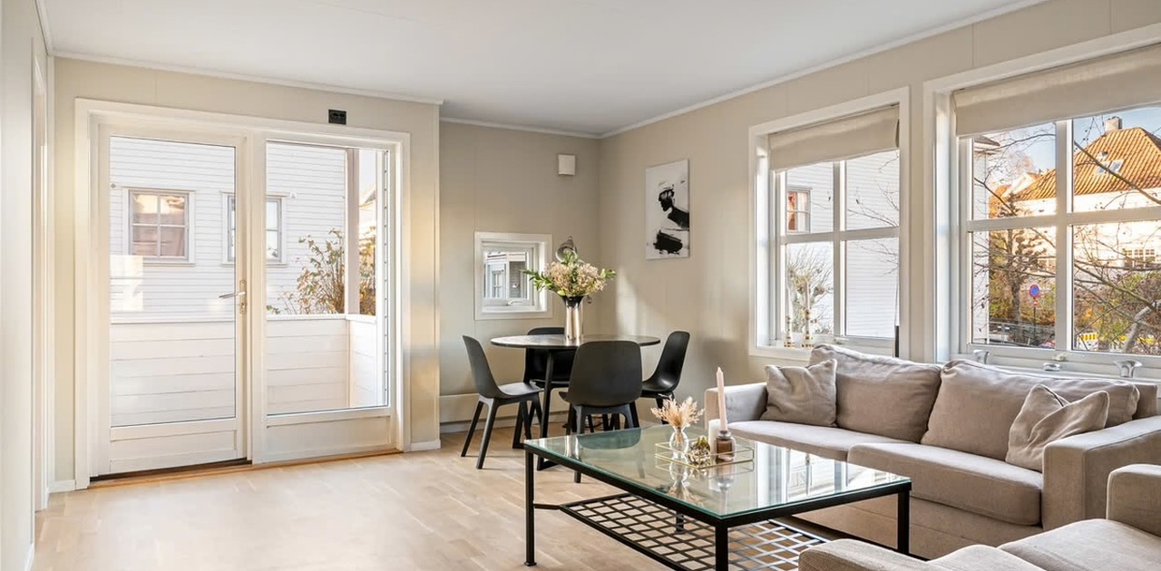 Stue og spiseområdet