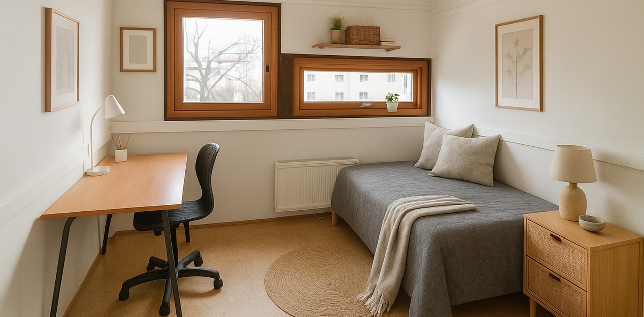 Hybel med litt styling