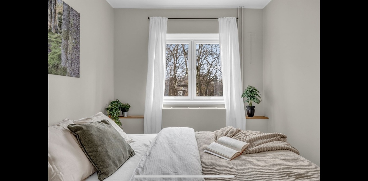 Soverommet som leies ut