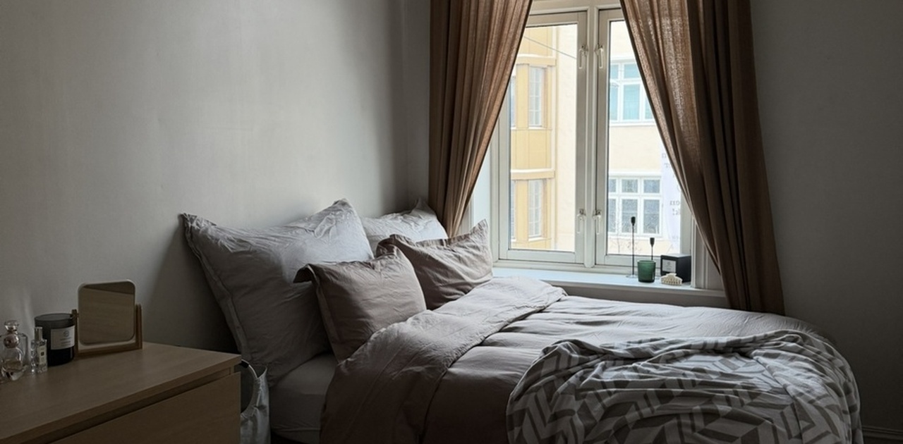 Vindu ut mot Bogstadveien