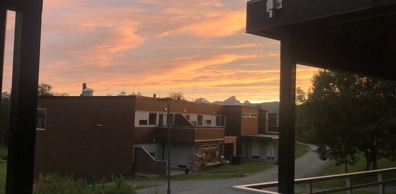 Kveldslys fra balkongen