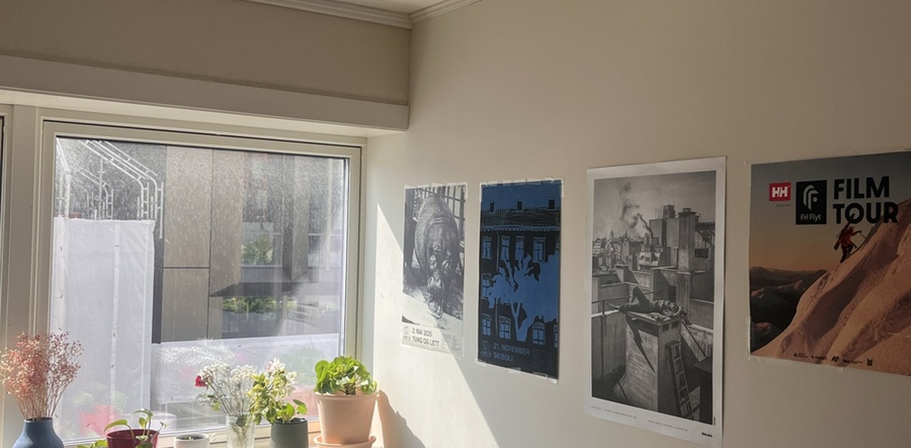 Bilde fa stuen sommerstid