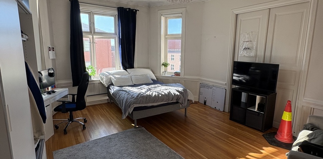 Soverom som leies ut