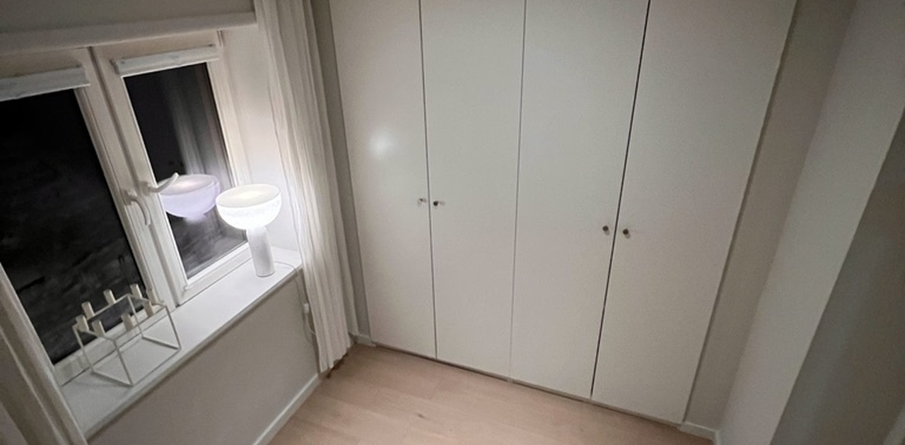 Soverommet som leies ut.