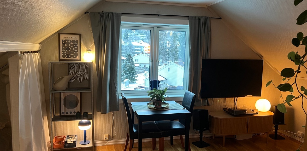 Arealeffektiv ettroms med sovealkove