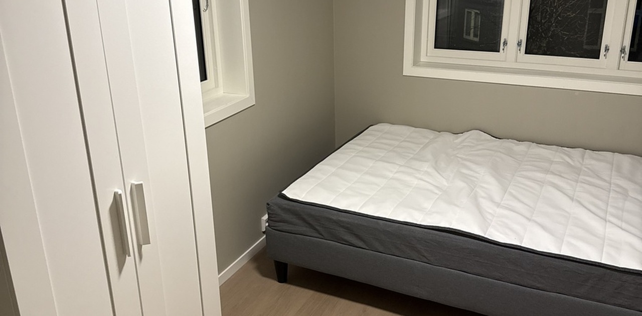 Alle soverom er ferdig møblert