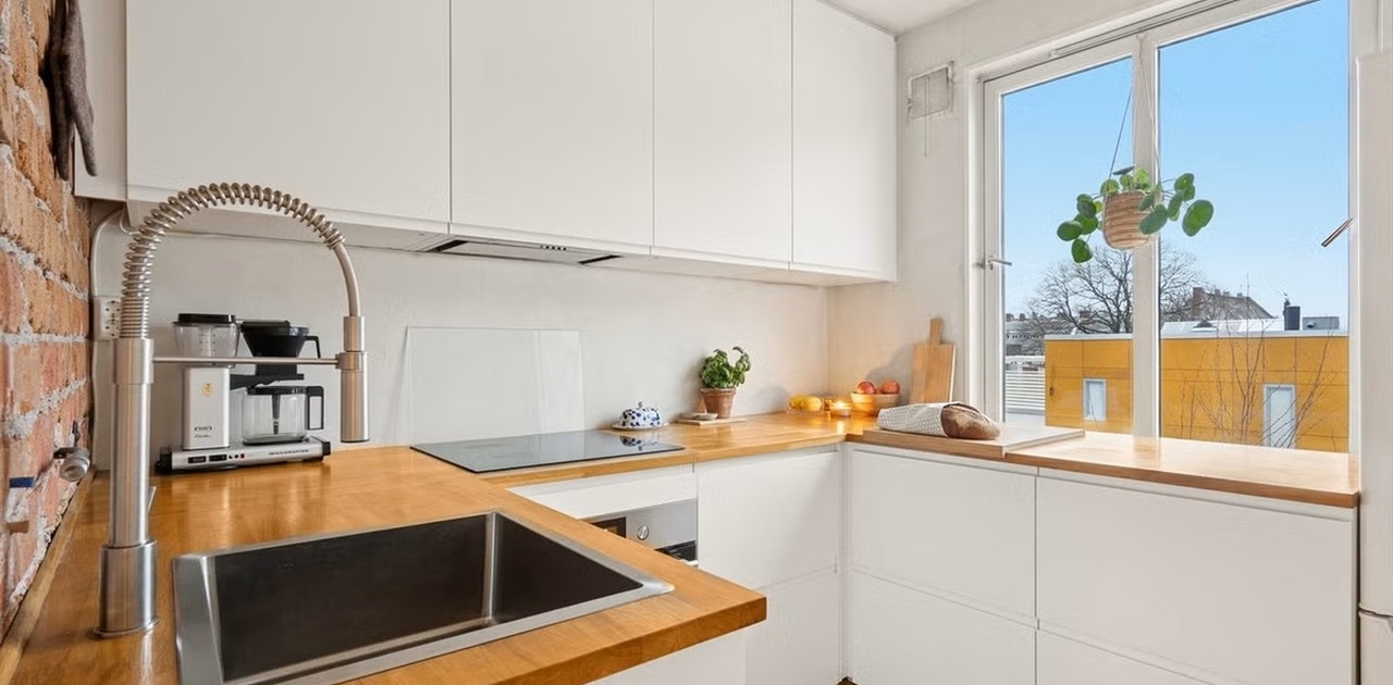 Moderne kjøkken, fullt utstyrt