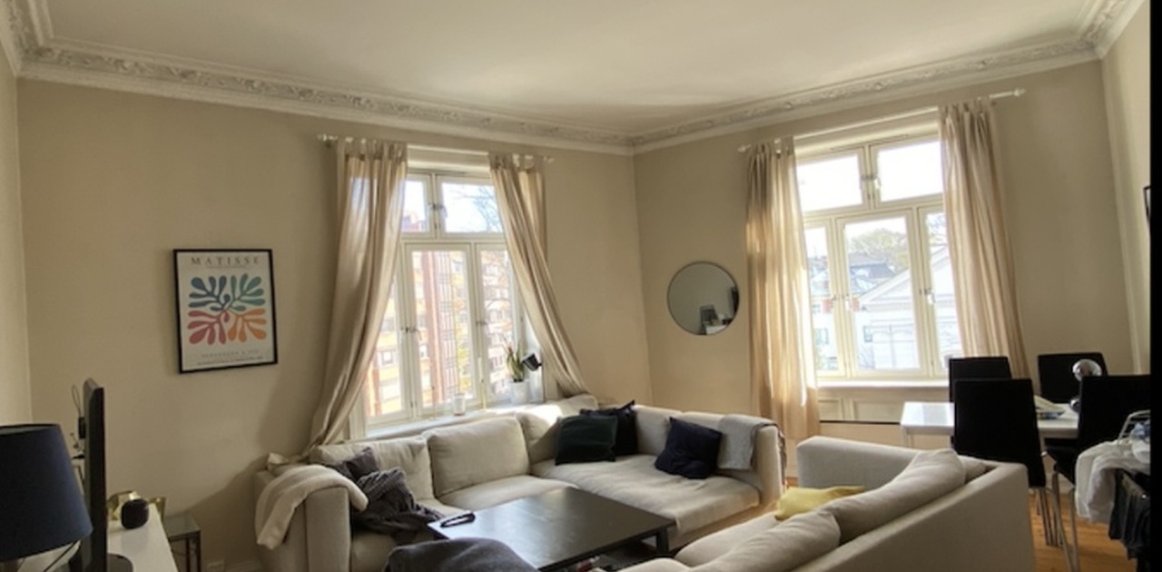 stor og romslig stue