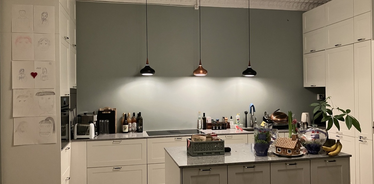 Kjøkken med god plass