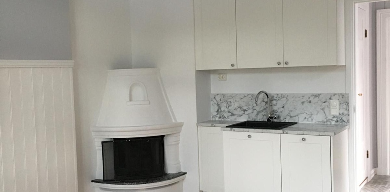 peis i åpent kjøkken