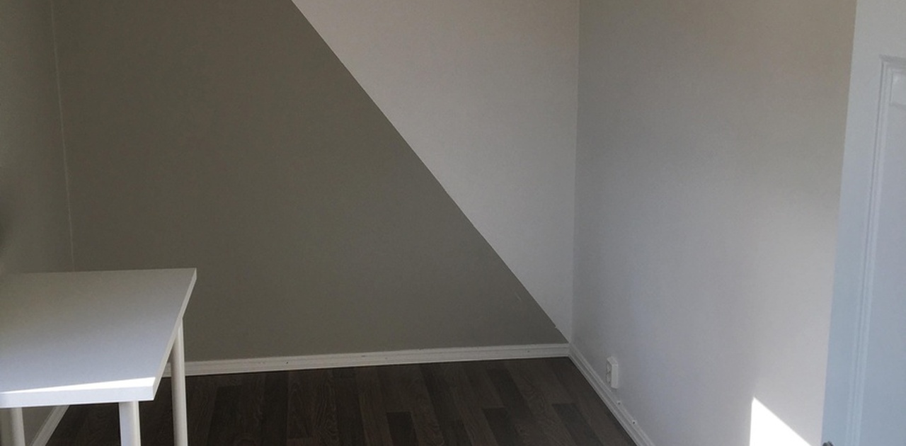 Soverommet uten seng og skap