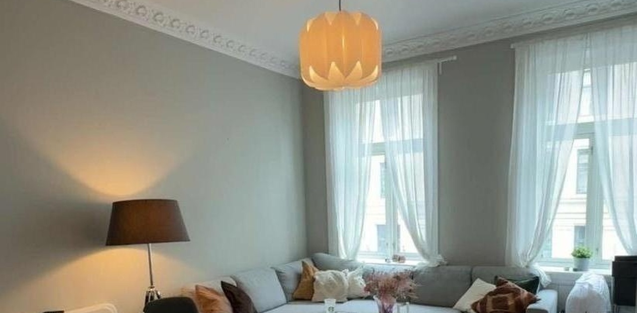 Stor og lys stue på ca 20kvm