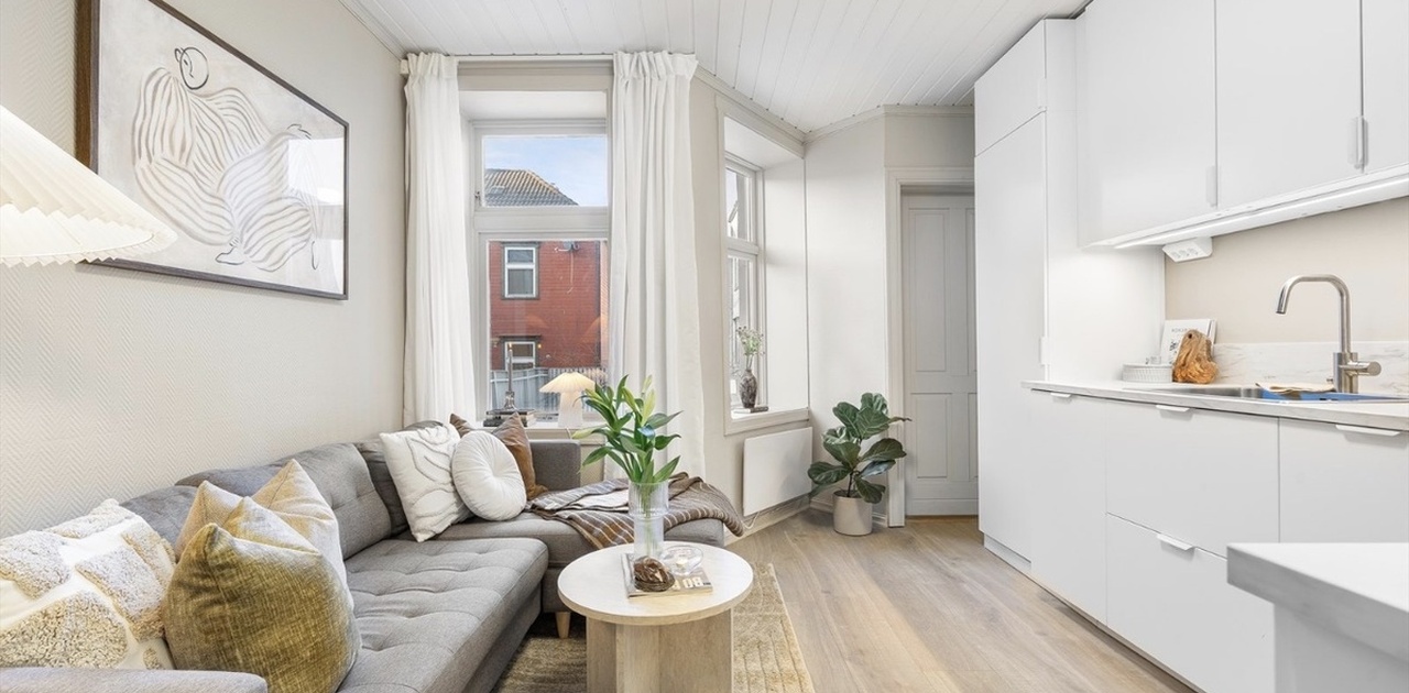 Sentral beliggenhet på Møllenberg