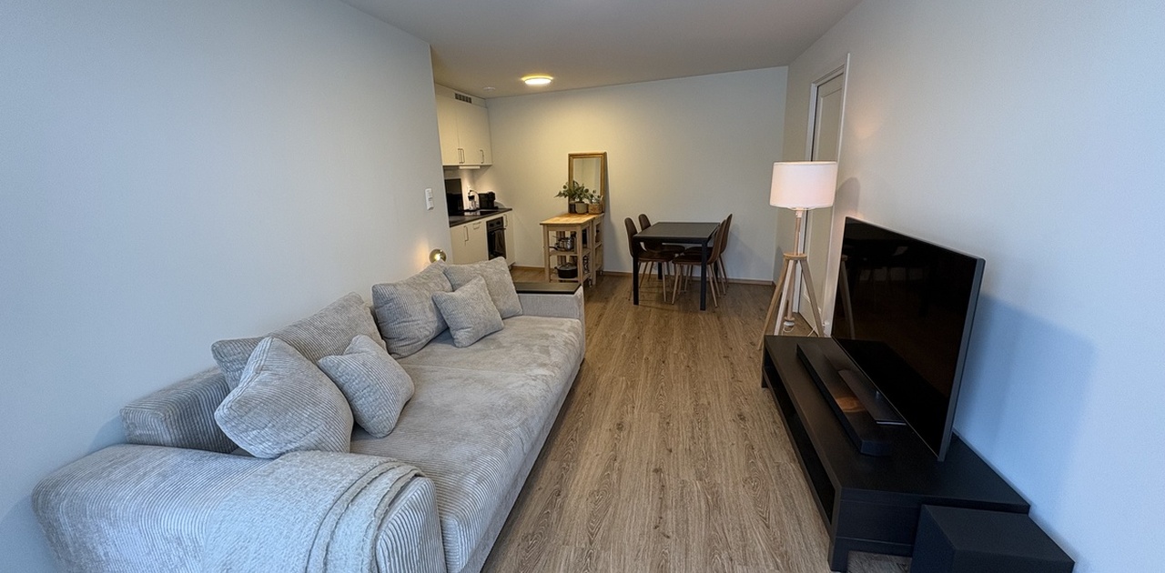 Kombinert stue og kjøkken