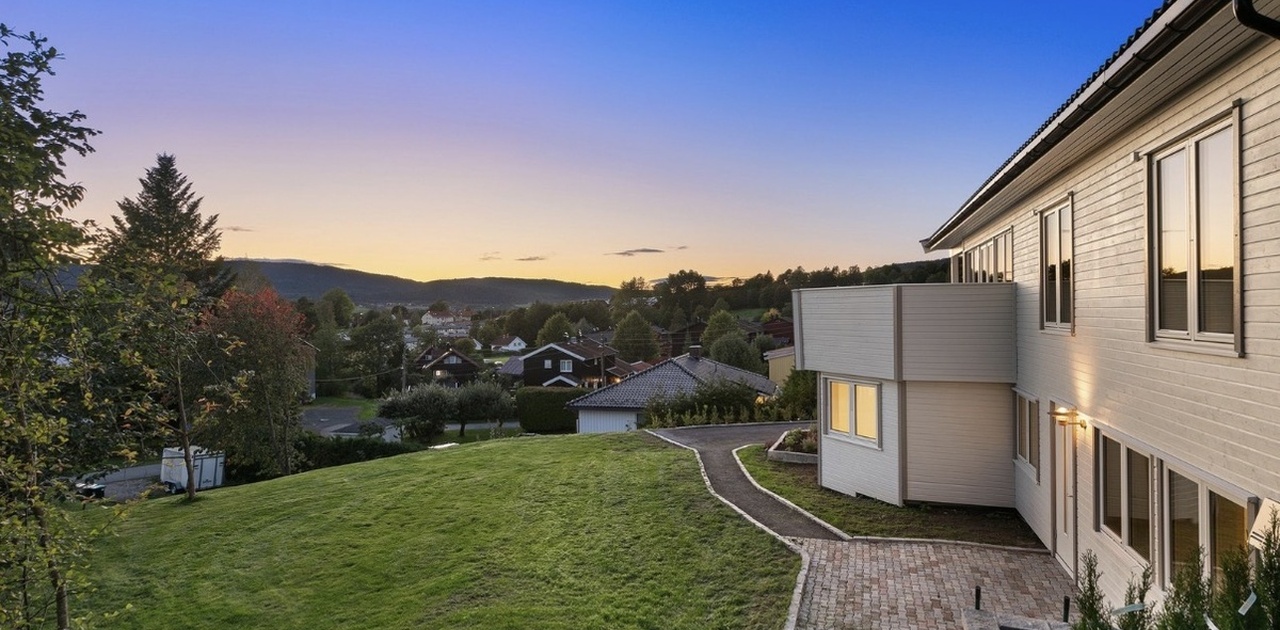 Fin utsikt og gode solforhold