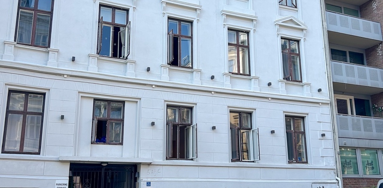 Leiligheten befinner seg i sentrale Solli