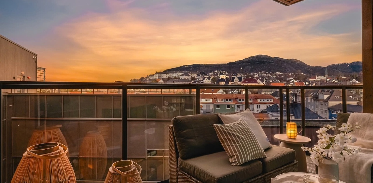 Utsikten fra balkongen