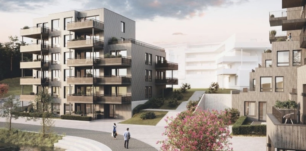 Illustrasjon av fasade