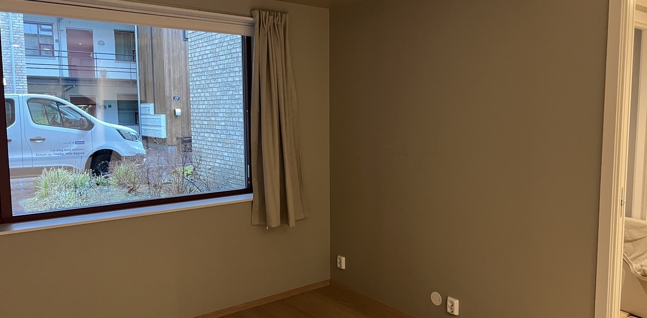 Stue - når vi flyttet inn i november