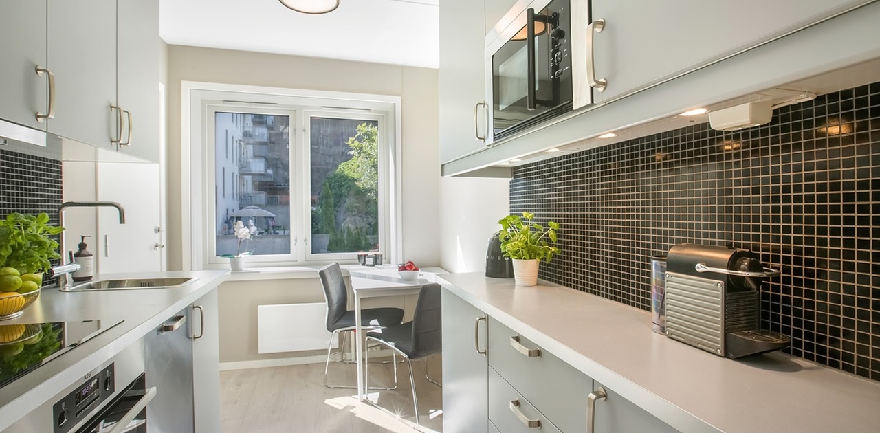 Lyst og flott kjøkken