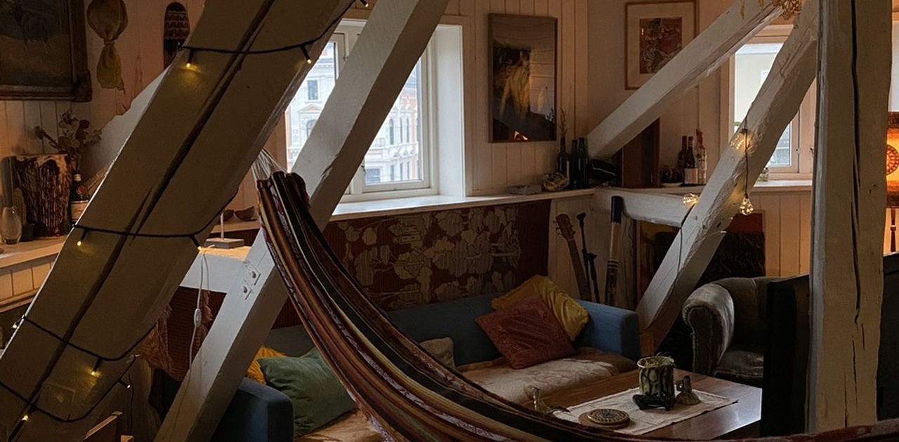 Varm og koselig stue