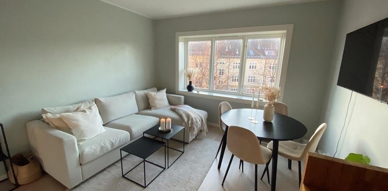 Åpen stue- og kjøkkenløsning