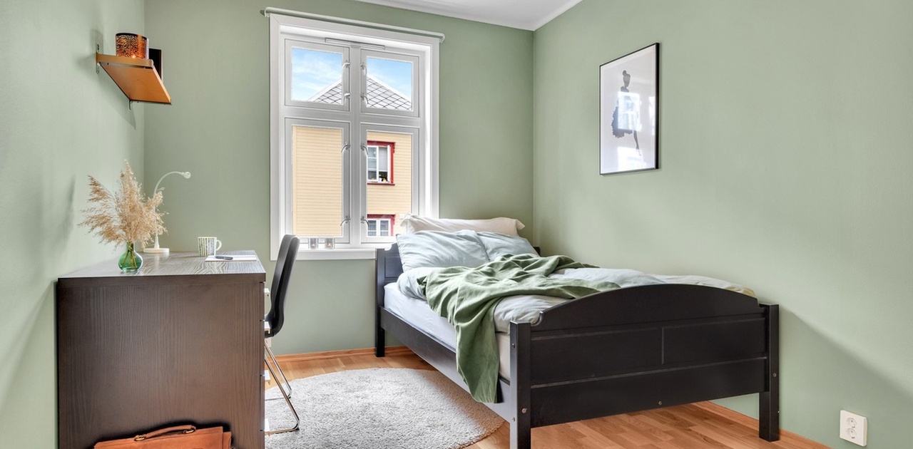 Soverom på 10,5 kvm