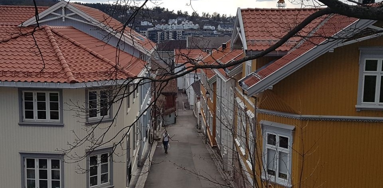 Prestegaten fra Haugar