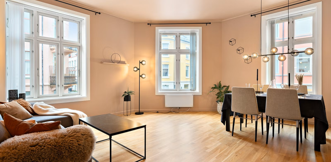 Stuen sett fra entre