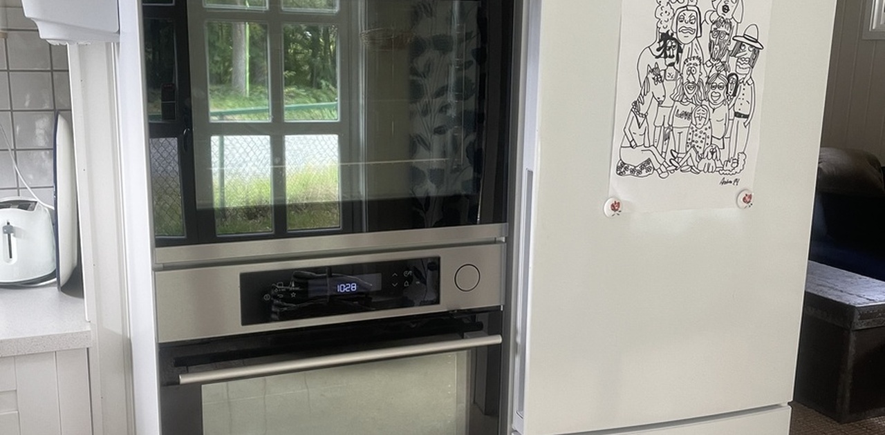 2 stekeovner, den ene med damp funksjon