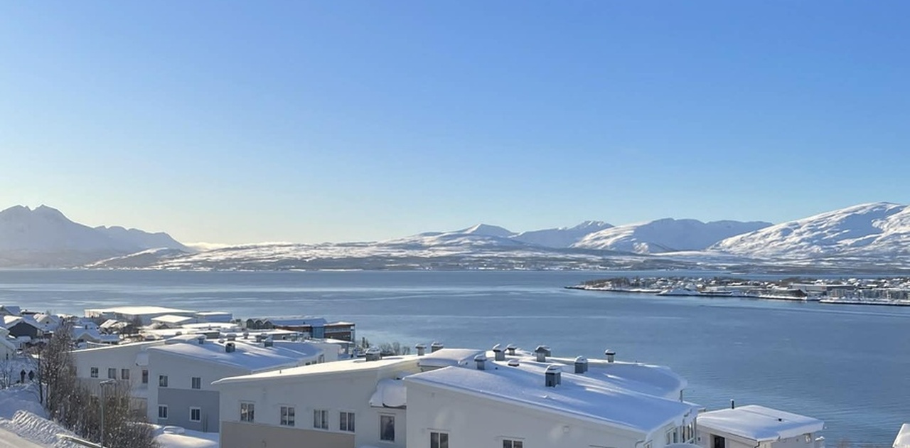 Fantastisk utsikt mot sør...