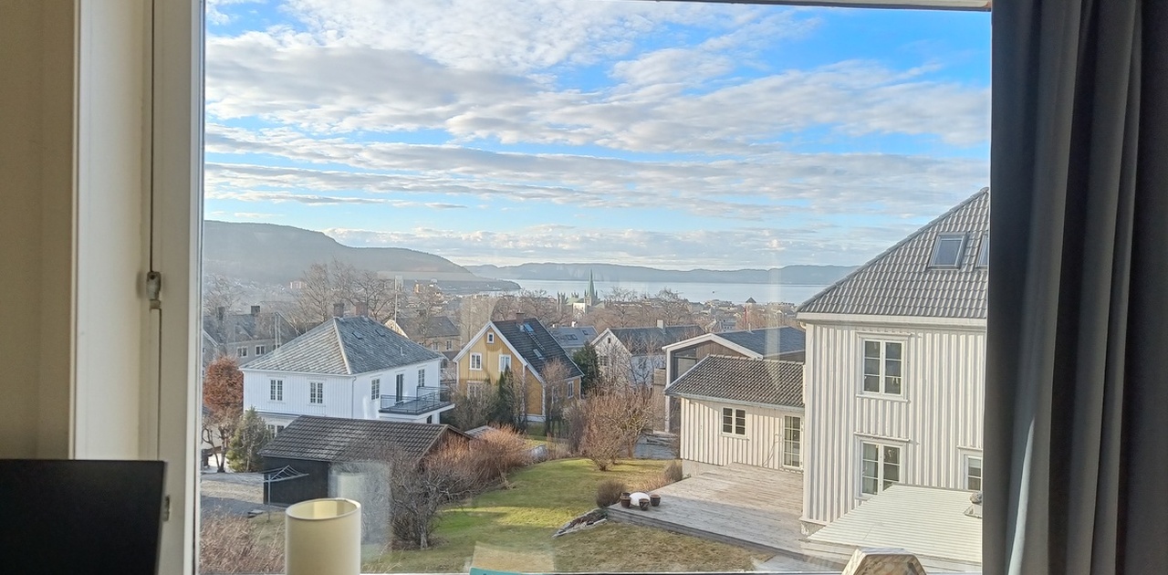 View 1 from the room - plenty of daylight, with excellent view