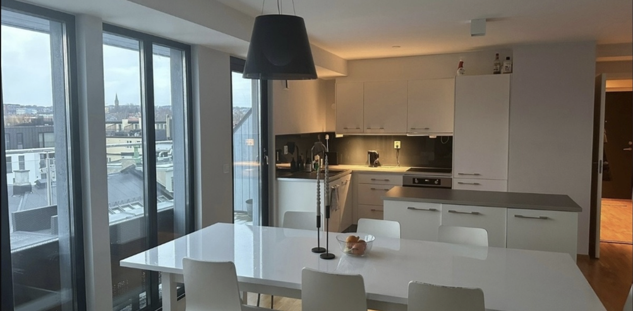 Kjøkkenet med egen øy