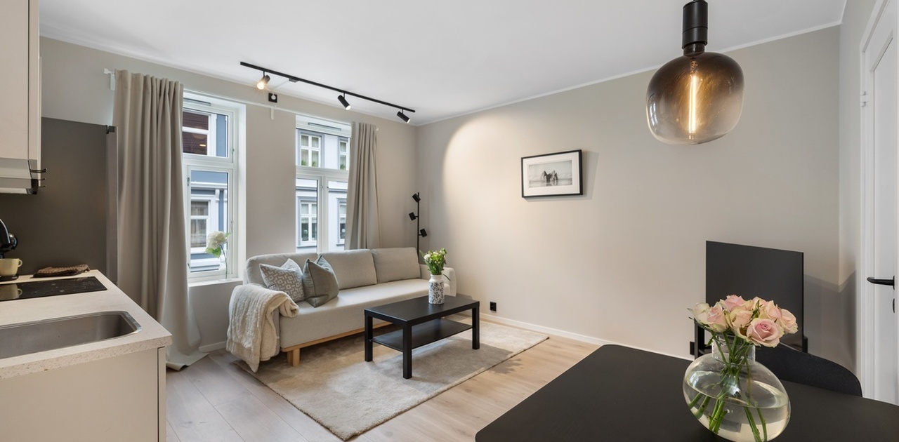 God belysning i leiligheten