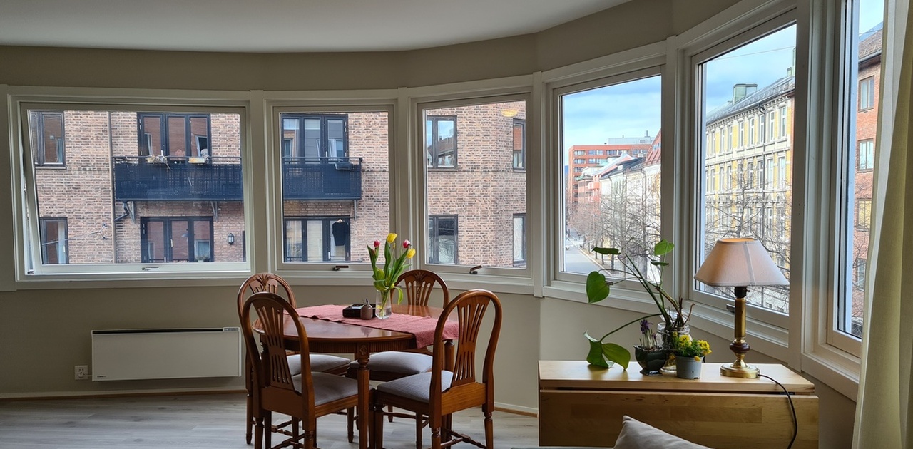 Spiseområdet fra stua