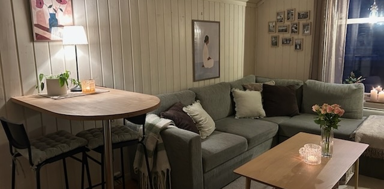 Sofakrok og spiseplass