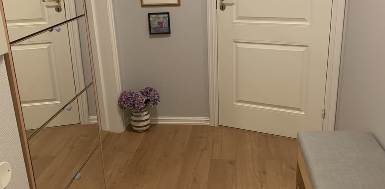 Inngang fra hovedleilighet