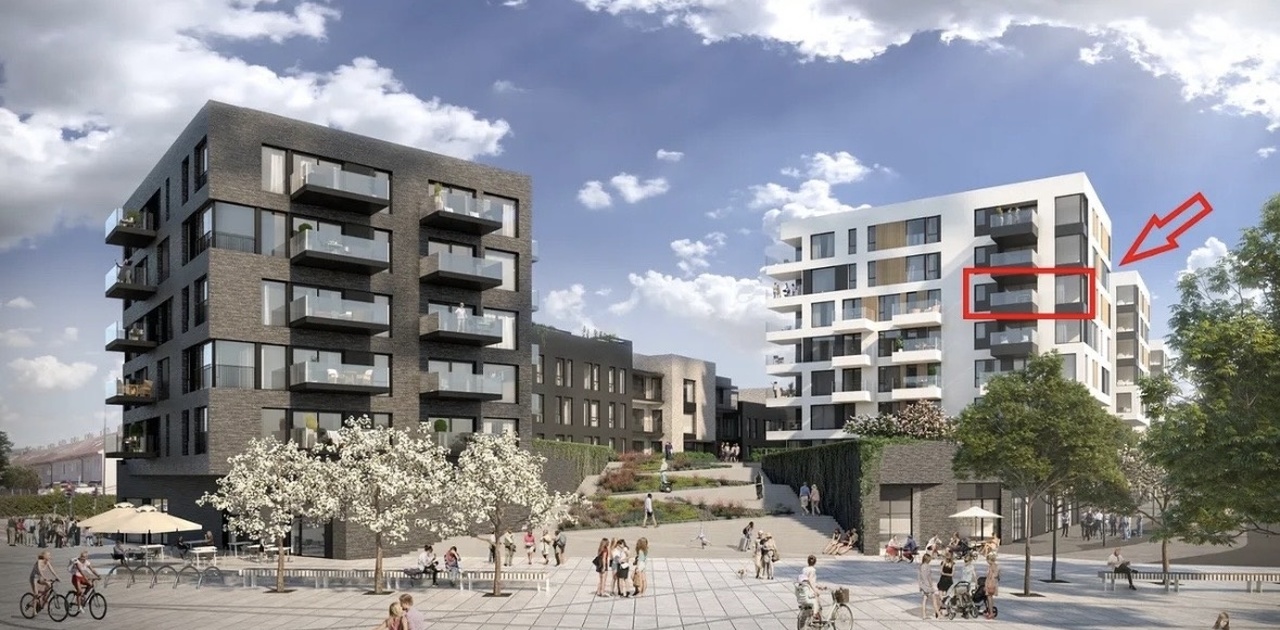 Leiligheten ligger i 6 etasje