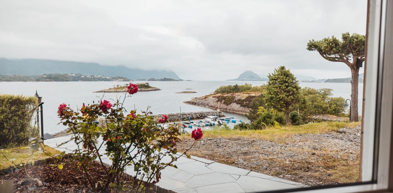 Utsikt fra stue/soverom