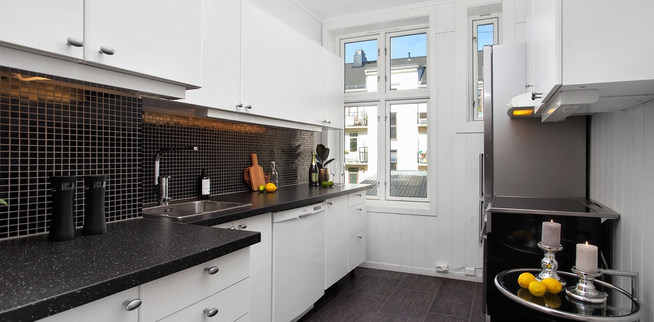 Velkommen til Maridalsveien 52 - Kjøkken med alle hvitevarer