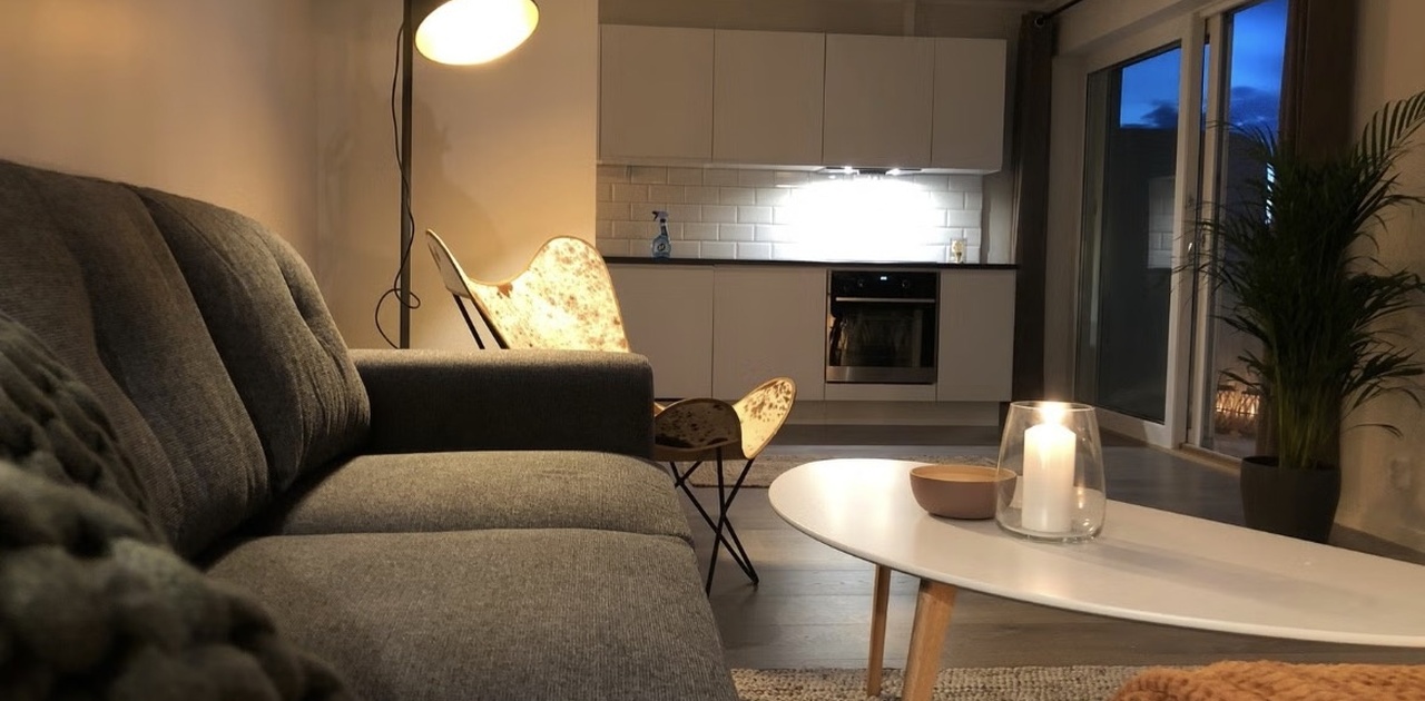 Stuen med åpen løsning