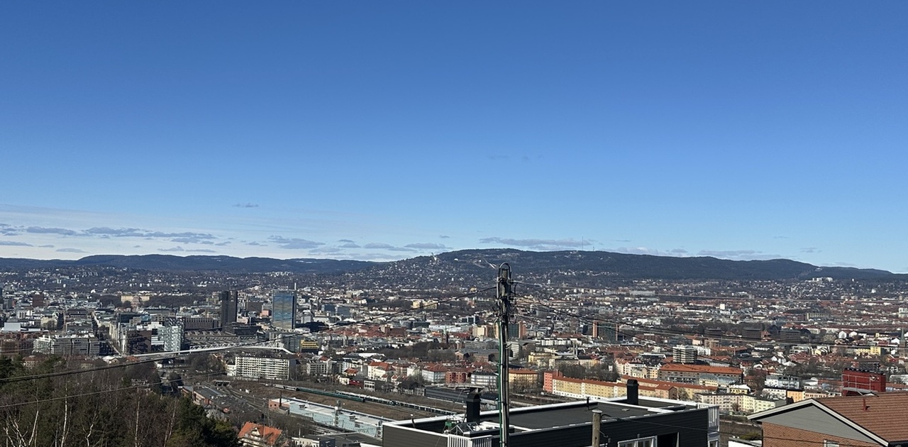 Utsikt fra verandaen