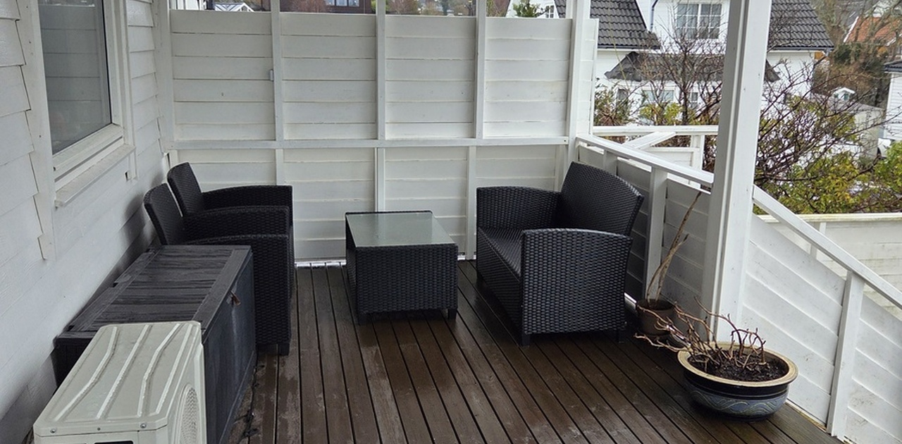 Terrasse overbygd/Terrace covered