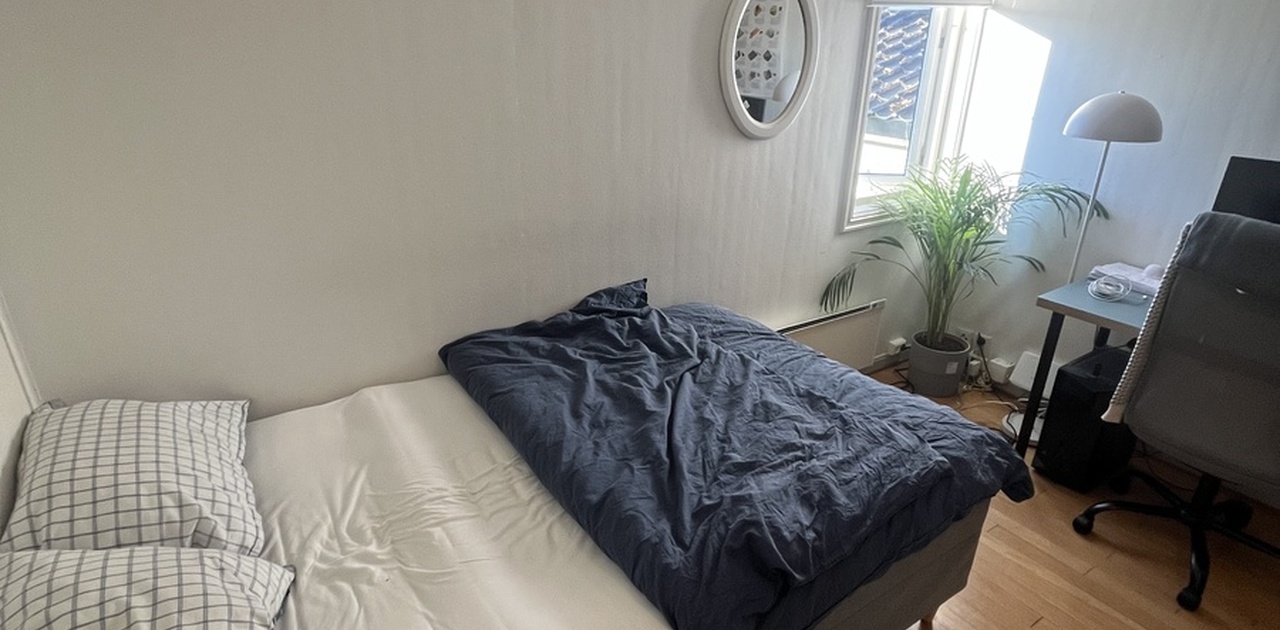 Rommet er 12.5kvm (120 seng)