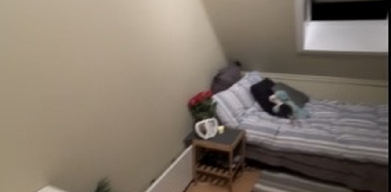 Soverommet som leies ut