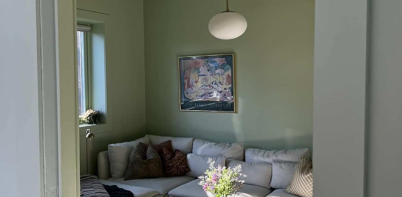 Merk at det er annen sofa i dag :)