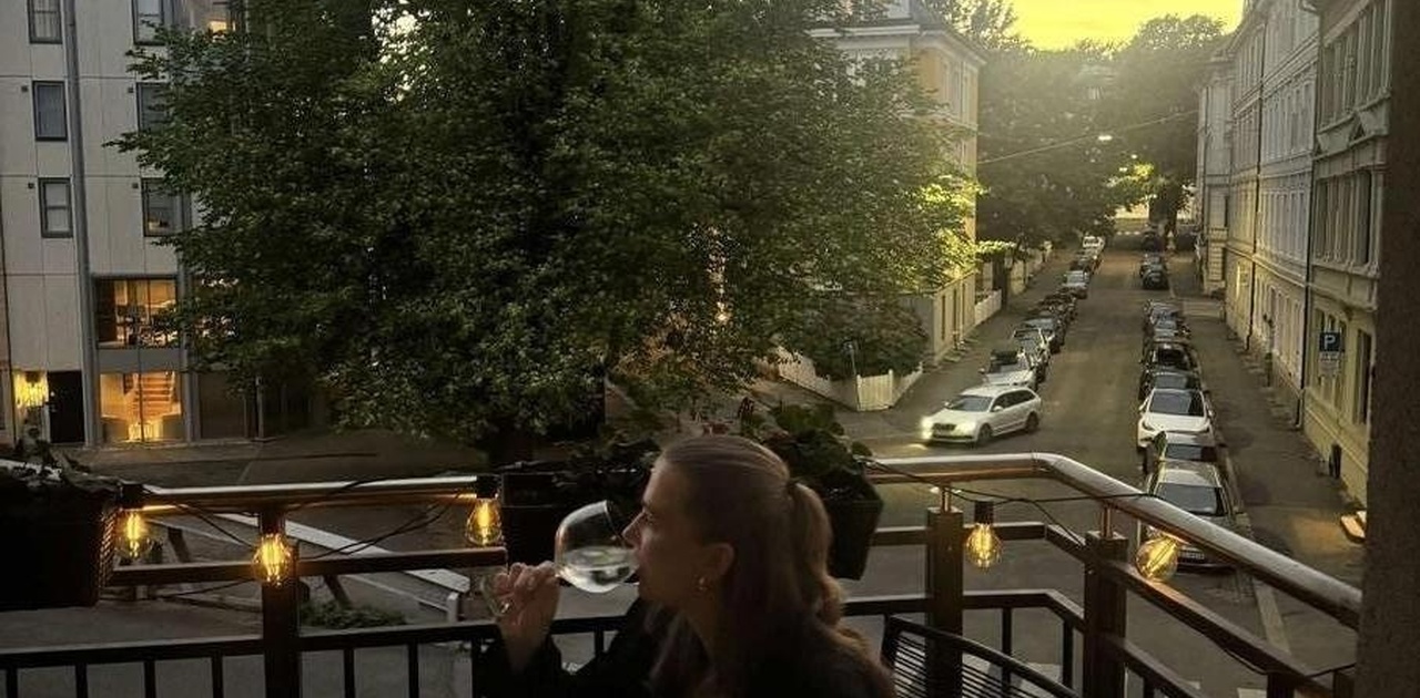 Koselige sommerkvelder på balkongen.