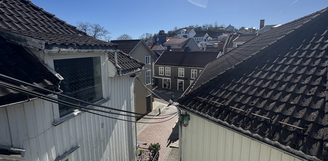Utsikt fra balkongen