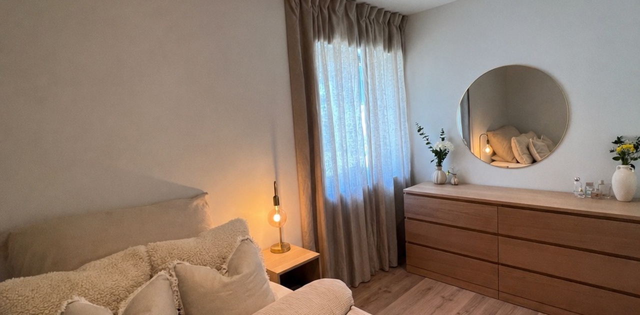 Soverommet som leies ut