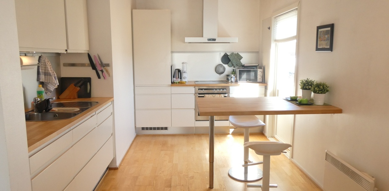 Åpen stue/kjøkken løsning